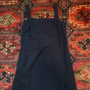 A New Day Black Linen Sundress